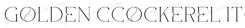 Golden Ccockerel ITC字体转换